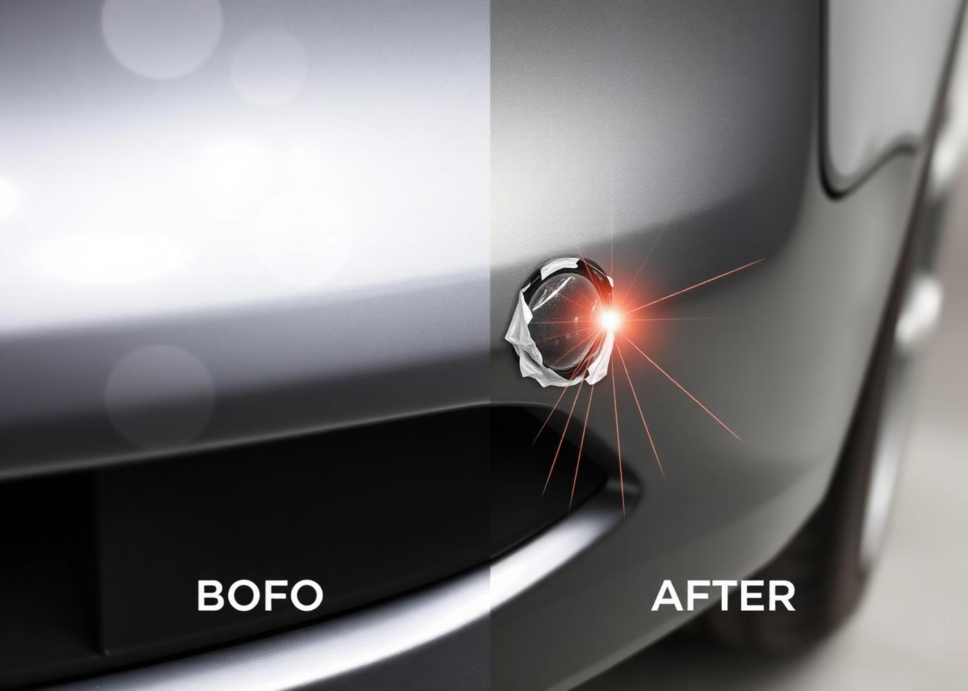 KAVACA paint protection film absorbing impact